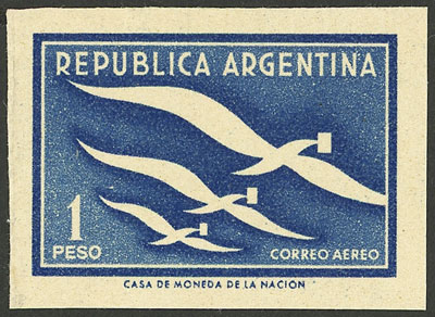 Lot 315 - Argentina general issues -  Guillermo Jalil - Philatino Auction # 2624 ARGENTINA: Spectacular auction with material from all periods, including many rarities!
