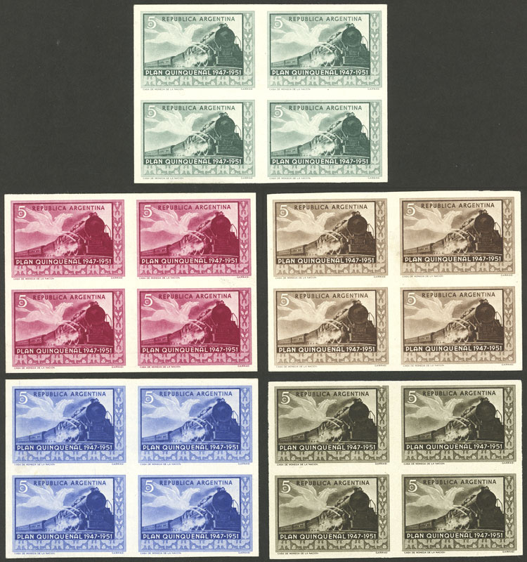 Lot 270 - Argentina general issues -  Guillermo Jalil - Philatino Auction # 2624 ARGENTINA: Spectacular auction with material from all periods, including many rarities!