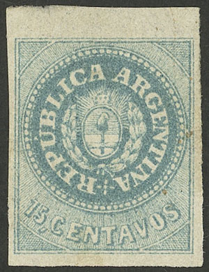 Lot 13 - Argentina escuditos - Guillermo Jalil - Philatino Auction # 2624 ARGENTINA: Spectacular auction with material from all periods, including many rarities! Lot 13 - Argentina escuditos - Guillermo Jalil - Philatino Auction # 2624 ARGENTINA: Spectacular auction with material from all periods, including many rarities!