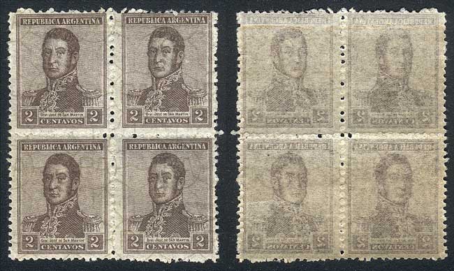 Lot 137 - Argentina general issues -  Guillermo Jalil - Philatino Auction # 2624 ARGENTINA: Spectacular auction with material from all periods, including many rarities!