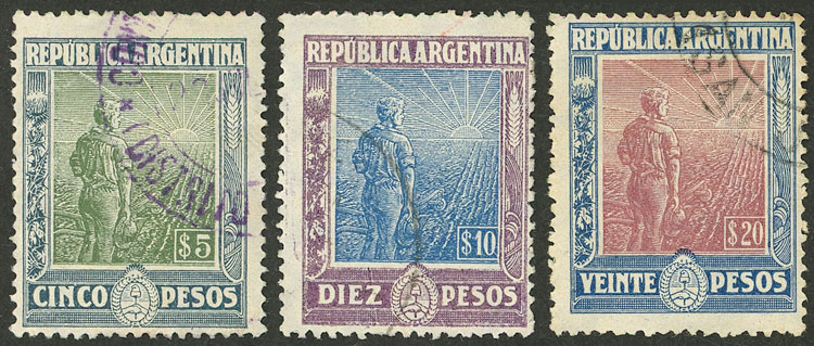 Lot 99 - Argentina general issues -  Guillermo Jalil - Philatino Auction # 2624 ARGENTINA: Spectacular auction with material from all periods, including many rarities!