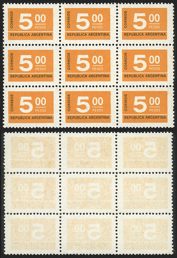 Lot 465 - Argentina general issues -  Guillermo Jalil - Philatino Auction # 2624 ARGENTINA: Spectacular auction with material from all periods, including many rarities!