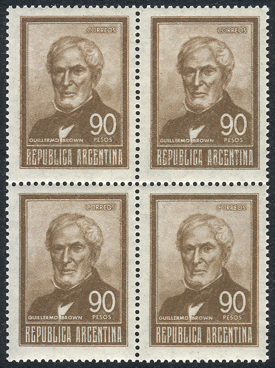 Lot 417 - Argentina general issues -  Guillermo Jalil - Philatino Auction # 2624 ARGENTINA: Spectacular auction with material from all periods, including many rarities!