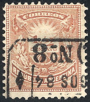 Lot 38 - Argentina general issues - Guillermo Jalil - Philatino Auction # 2624 ARGENTINA: Spectacular auction with material from all periods, including many rarities! Lot 38 - Argentina general issues - Guillermo Jalil - Philatino Auction # 2624 ARGENTINA: Spectacular auction with material from all periods, including many rarities!