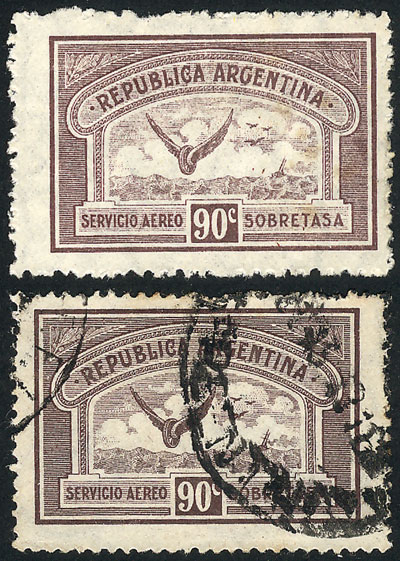 Lot 547 - Argentina airmail - Guillermo Jalil - Philatino Auction # 2624 ARGENTINA: Spectacular auction with material from all periods, including many rarities! Lot 547 - Argentina airmail - Guillermo Jalil - Philatino Auction # 2624 ARGENTINA: Spectacular auction with material from all periods, including many rarities!