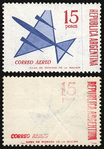 Lot 551 - Argentina airmail -  Guillermo Jalil - Philatino Auction # 2624 ARGENTINA: Spectacular auction with material from all periods, including many rarities!