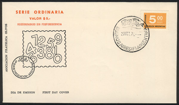 Lot 467 - Argentina general issues -  Guillermo Jalil - Philatino Auction # 2624 ARGENTINA: Spectacular auction with material from all periods, including many rarities!