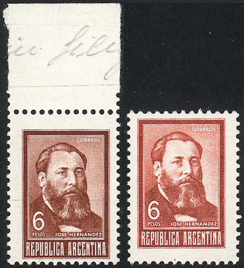 Lot 434 - Argentina general issues -  Guillermo Jalil - Philatino Auction # 2624 ARGENTINA: Spectacular auction with material from all periods, including many rarities!