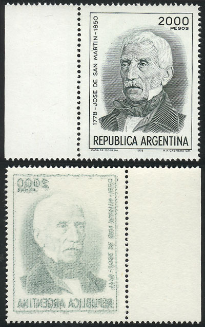 Lot 497 - Argentina general issues -  Guillermo Jalil - Philatino Auction # 2624 ARGENTINA: Spectacular auction with material from all periods, including many rarities!