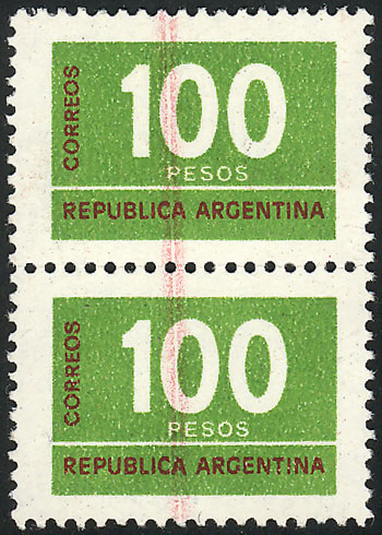 Lot 473 - Argentina general issues -  Guillermo Jalil - Philatino Auction # 2624 ARGENTINA: Spectacular auction with material from all periods, including many rarities!