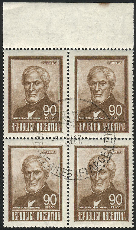 Lot 418 - Argentina general issues -  Guillermo Jalil - Philatino Auction # 2624 ARGENTINA: Spectacular auction with material from all periods, including many rarities!