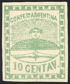 Lot 11 - Argentina confederation - Guillermo Jalil - Philatino Auction # 2624 ARGENTINA: Spectacular auction with material from all periods, including many rarities! Lot 11 - Argentina confederation - Guillermo Jalil - Philatino Auction # 2624 ARGENTINA: Spectacular auction with material from all periods, including many rarities!