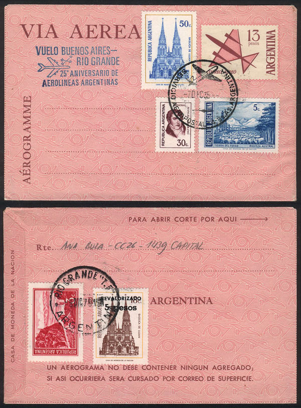Lot 727 - Argentina postal history - Guillermo Jalil - Philatino Auction # 2624 ARGENTINA: Spectacular auction with material from all periods, including many rarities! Lot 727 - Argentina postal history - Guillermo Jalil - Philatino Auction # 2624 ARGENTINA: Spectacular auction with material from all periods, including many rarities!
