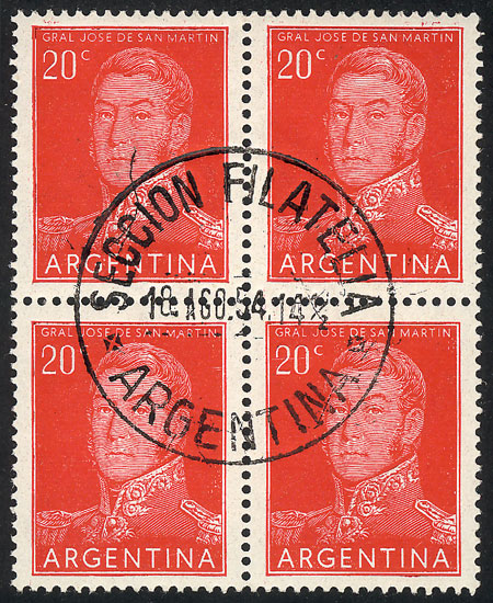 Lot 283 - Argentina general issues -  Guillermo Jalil - Philatino Auction # 2624 ARGENTINA: Spectacular auction with material from all periods, including many rarities!
