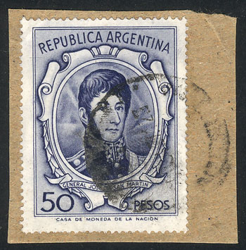 Lot 415 - Argentina general issues -  Guillermo Jalil - Philatino Auction # 2624 ARGENTINA: Spectacular auction with material from all periods, including many rarities!