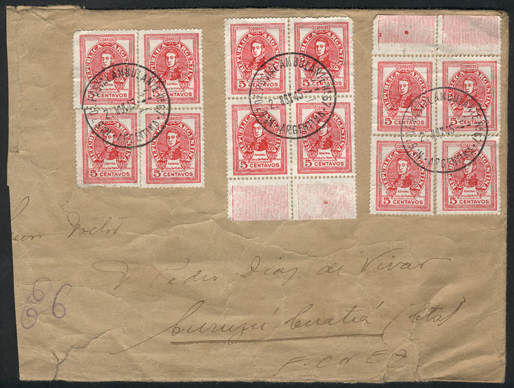 Lot 715 - Argentina postal history - Guillermo Jalil - Philatino Auction # 2624 ARGENTINA: Spectacular auction with material from all periods, including many rarities! Lot 715 - Argentina postal history - Guillermo Jalil - Philatino Auction # 2624 ARGENTINA: Spectacular auction with material from all periods, including many rarities!