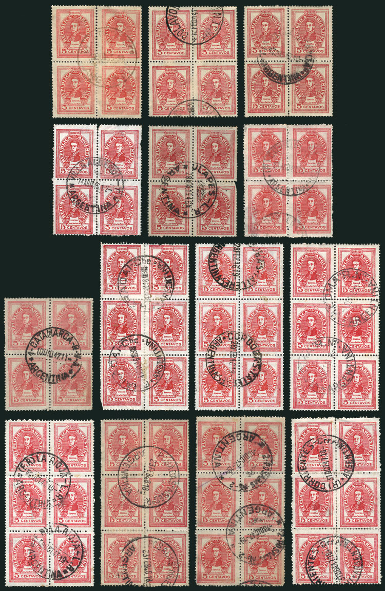 Lot 767 - Argentina Lots and Collections - Guillermo Jalil - Philatino Auction # 2624 ARGENTINA: Spectacular auction with material from all periods, including many rarities! Lot 767 - Argentina Lots and Collections - Guillermo Jalil - Philatino Auction # 2624 ARGENTINA: Spectacular auction with material from all periods, including many rarities!