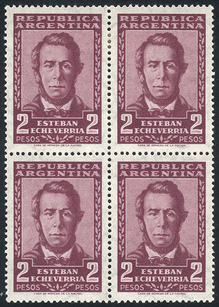 Lot 291 - Argentina general issues -  Guillermo Jalil - Philatino Auction # 2624 ARGENTINA: Spectacular auction with material from all periods, including many rarities!