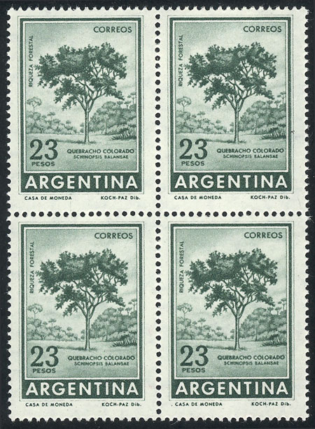 Lot 405 - Argentina general issues -  Guillermo Jalil - Philatino Auction # 2624 ARGENTINA: Spectacular auction with material from all periods, including many rarities!