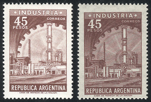 Lot 411 - Argentina general issues -  Guillermo Jalil - Philatino Auction # 2624 ARGENTINA: Spectacular auction with material from all periods, including many rarities!