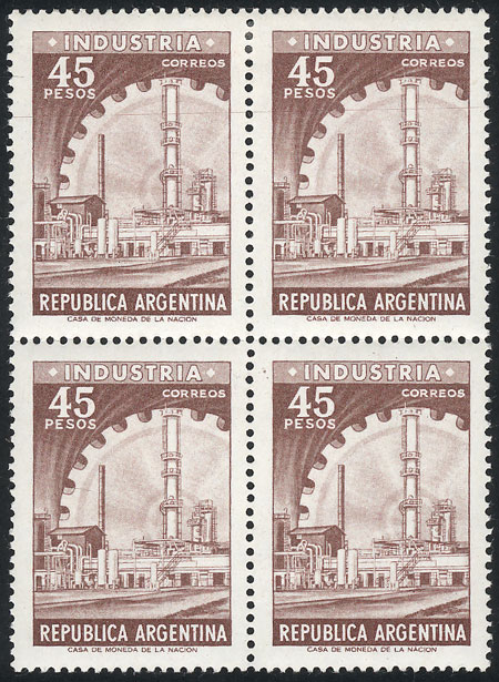 Lot 410 - Argentina general issues -  Guillermo Jalil - Philatino Auction # 2624 ARGENTINA: Spectacular auction with material from all periods, including many rarities!
