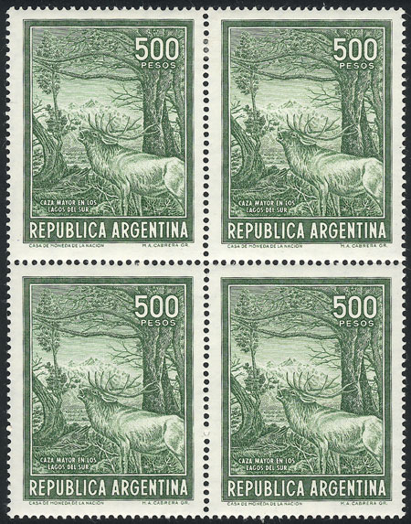 Lot 421 - Argentina general issues -  Guillermo Jalil - Philatino Auction # 2624 ARGENTINA: Spectacular auction with material from all periods, including many rarities!