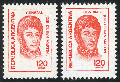 Lot 480 - Argentina general issues -  Guillermo Jalil - Philatino Auction # 2624 ARGENTINA: Spectacular auction with material from all periods, including many rarities!