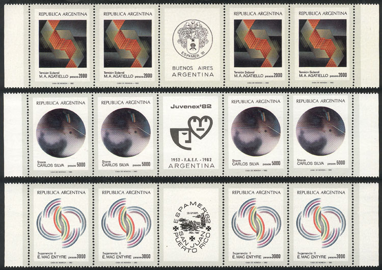 Lot 513 - Argentina general issues -  Guillermo Jalil - Philatino Auction # 2624 ARGENTINA: Spectacular auction with material from all periods, including many rarities!