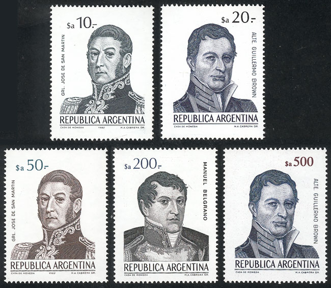 Lot 518 - Argentina general issues -  Guillermo Jalil - Philatino Auction # 2624 ARGENTINA: Spectacular auction with material from all periods, including many rarities!