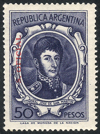 Lot 626 - Argentina official stamps - Guillermo Jalil - Philatino Auction # 2624 ARGENTINA: Spectacular auction with material from all periods, including many rarities! Lot 626 - Argentina official stamps - Guillermo Jalil - Philatino Auction # 2624 ARGENTINA: Spectacular auction with material from all periods, including many rarities!