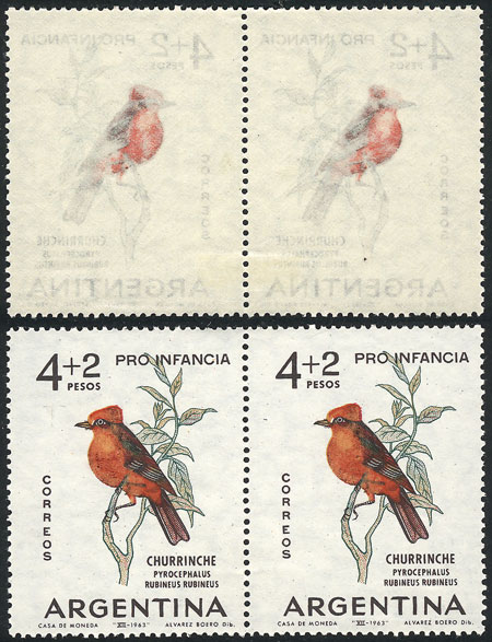 Lot 386 - Argentina general issues -  Guillermo Jalil - Philatino Auction # 2624 ARGENTINA: Spectacular auction with material from all periods, including many rarities!