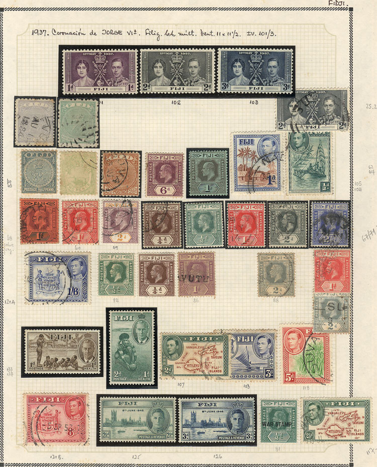 Lot 1118 - BRITISH COLONIES IN OCEANIA Lots and Collections - Guillermo Jalil - Philatino Auction # 2629 WORLDWIDE + ARGENTINA: General August auction Lot 1118 - BRITISH COLONIES IN OCEANIA Lots and Collections - Guillermo Jalil - Philatino Auction # 2629 WORLDWIDE + ARGENTINA: General August auction