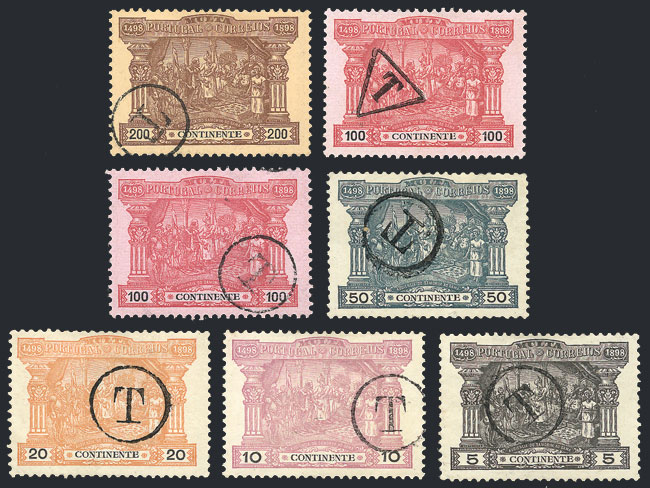 Lot 2238 - Portugal Postage due stamps - Guillermo Jalil - Philatino Auction # 2629 WORLDWIDE + ARGENTINA: General August auction Lot 2238 - Portugal Postage due stamps - Guillermo Jalil - Philatino Auction # 2629 WORLDWIDE + ARGENTINA: General August auction