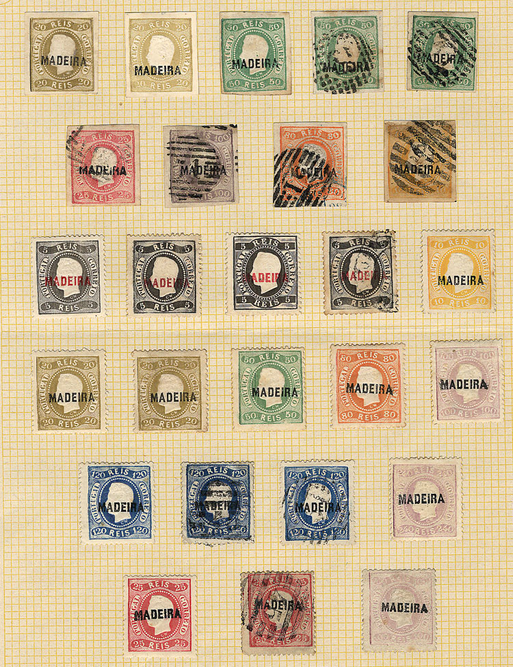 Lot 2252 - portugal - madeira Lots and Collections - Guillermo Jalil - Philatino Auction # 2629 WORLDWIDE + ARGENTINA: General August auction Lot 2252 - portugal - madeira Lots and Collections - Guillermo Jalil - Philatino Auction # 2629 WORLDWIDE + ARGENTINA: General August auction