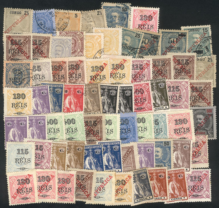 Lot 1123 - portuguese congo Lots and Collections - Guillermo Jalil - Philatino Auction # 2629 WORLDWIDE + ARGENTINA: General August auction Lot 1123 - portuguese congo Lots and Collections - Guillermo Jalil - Philatino Auction # 2629 WORLDWIDE + ARGENTINA: General August auction