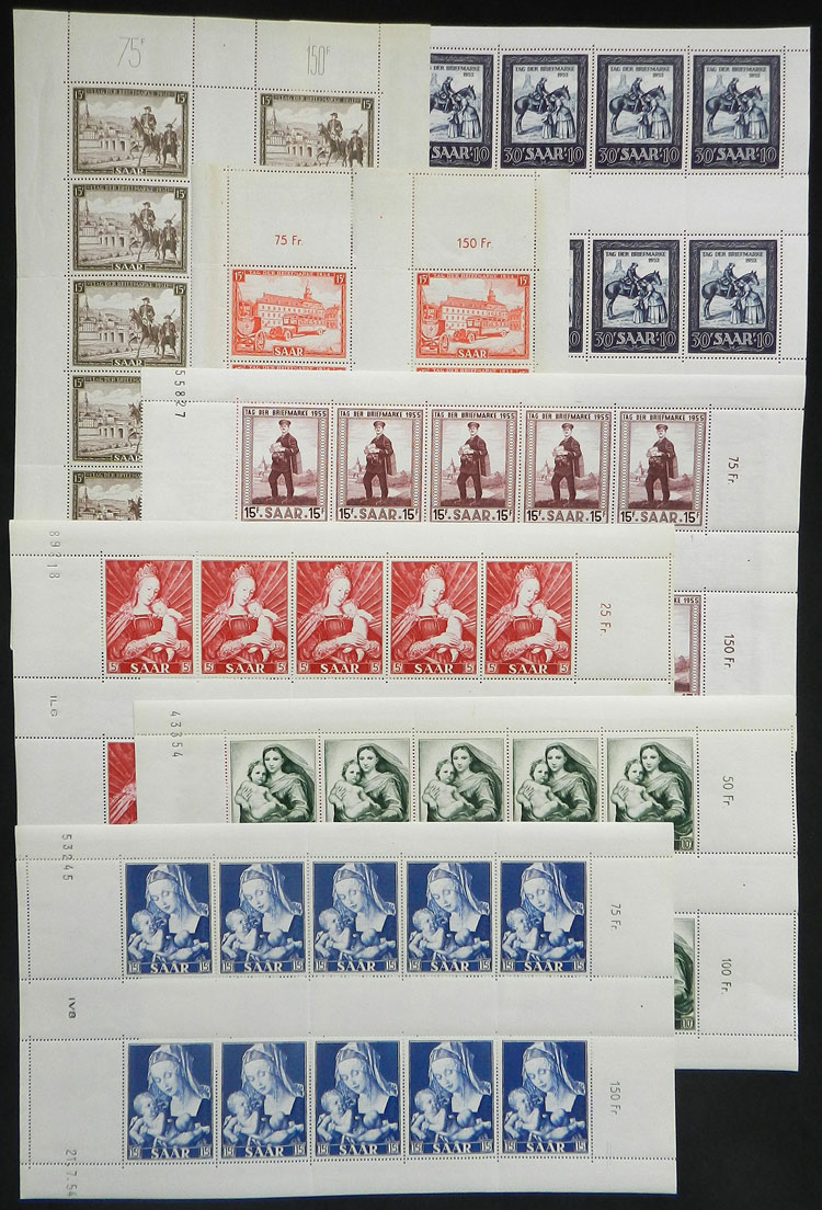 Lot 2303 - Sarre Lots and Collections -  Guillermo Jalil - Philatino Auction # 2629 WORLDWIDE + ARGENTINA: General August auction