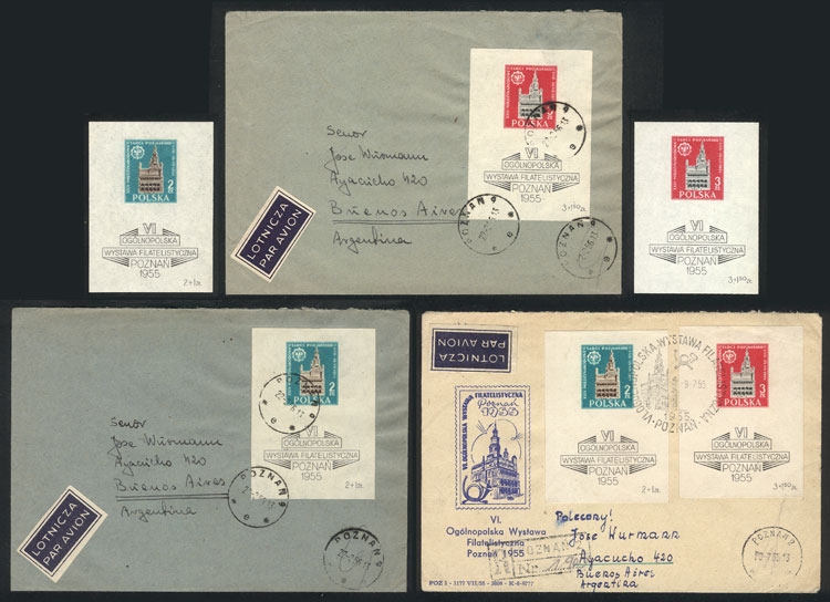 Lot 2105 - Poland souvenir sheets - Guillermo Jalil - Philatino Auction # 2629 WORLDWIDE + ARGENTINA: General August auction Lot 2105 - Poland souvenir sheets - Guillermo Jalil - Philatino Auction # 2629 WORLDWIDE + ARGENTINA: General August auction