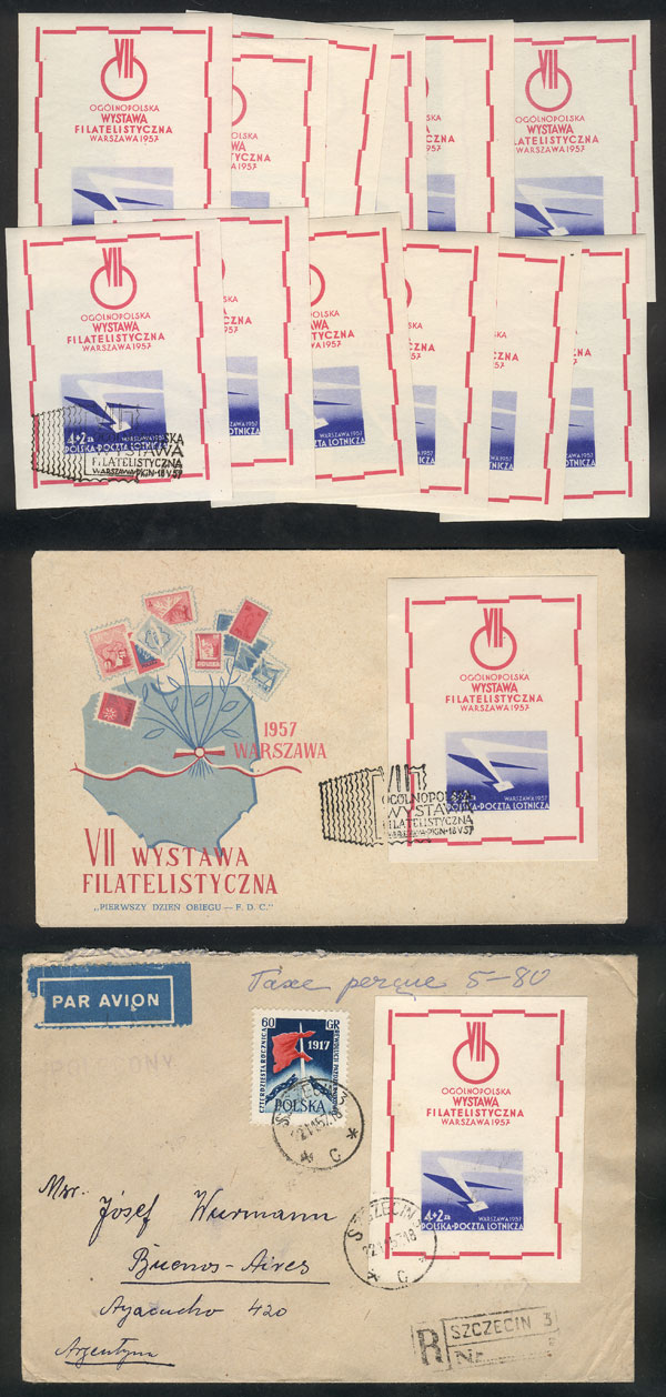 Lot 2106 - Poland souvenir sheets - Guillermo Jalil - Philatino Auction # 2629 WORLDWIDE + ARGENTINA: General August auction Lot 2106 - Poland souvenir sheets - Guillermo Jalil - Philatino Auction # 2629 WORLDWIDE + ARGENTINA: General August auction