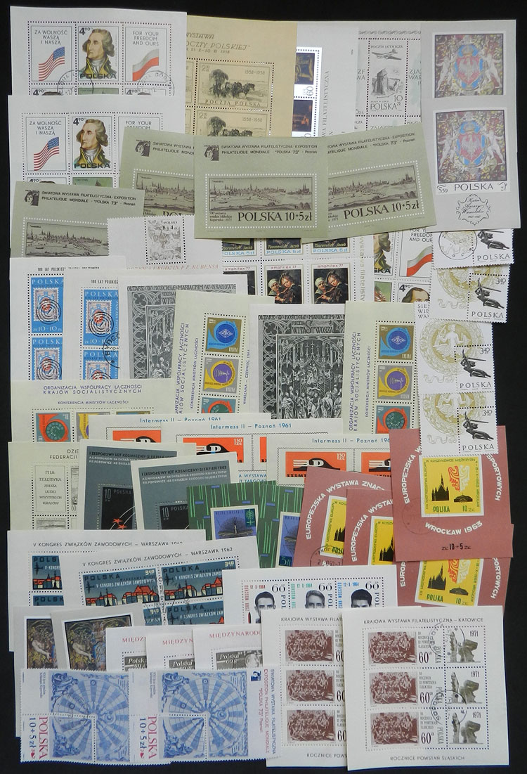 Lot 2110 - Poland souvenir sheets - Guillermo Jalil - Philatino Auction # 2629 WORLDWIDE + ARGENTINA: General August auction Lot 2110 - Poland souvenir sheets - Guillermo Jalil - Philatino Auction # 2629 WORLDWIDE + ARGENTINA: General August auction