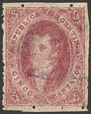 Lot 287 - Argentina rivadavias -  Guillermo Jalil - Philatino Auction # 2629 WORLDWIDE + ARGENTINA: General August auction