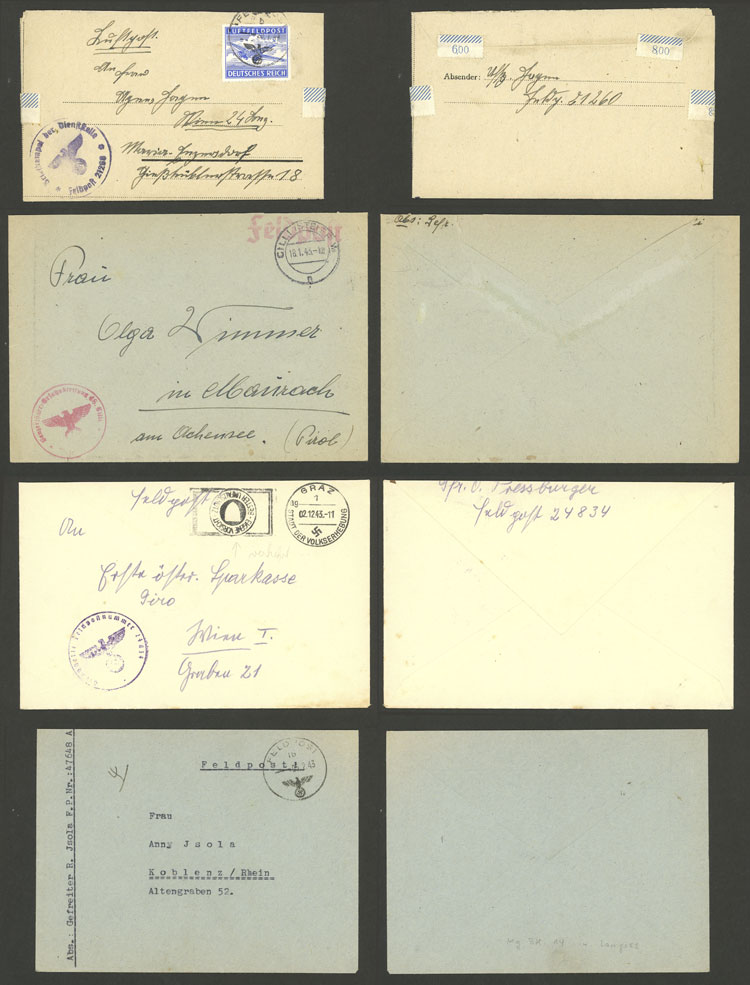 Lot 110 - germany postal history -  Guillermo Jalil - Philatino Auction # 2629 WORLDWIDE + ARGENTINA: General August auction