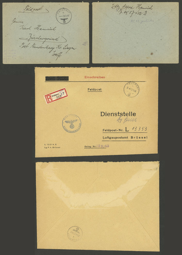 Lot 110 - germany postal history -  Guillermo Jalil - Philatino Auction # 2629 WORLDWIDE + ARGENTINA: General August auction