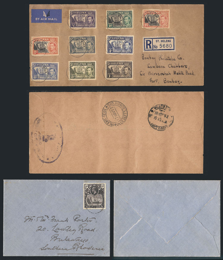 Lot 2302 - saint helena postal history - Guillermo Jalil - Philatino Auction # 2629 WORLDWIDE + ARGENTINA: General August auction Lot 2302 - saint helena postal history - Guillermo Jalil - Philatino Auction # 2629 WORLDWIDE + ARGENTINA: General August auction