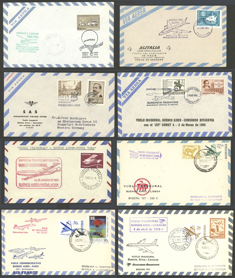 Lot 561 - Argentina POSTAL HISTORY - FLIGHTS - Guillermo Jalil - Philatino Auction # 2629 WORLDWIDE + ARGENTINA: General August auction Lot 561 - Argentina POSTAL HISTORY - FLIGHTS - Guillermo Jalil - Philatino Auction # 2629 WORLDWIDE + ARGENTINA: General August auction