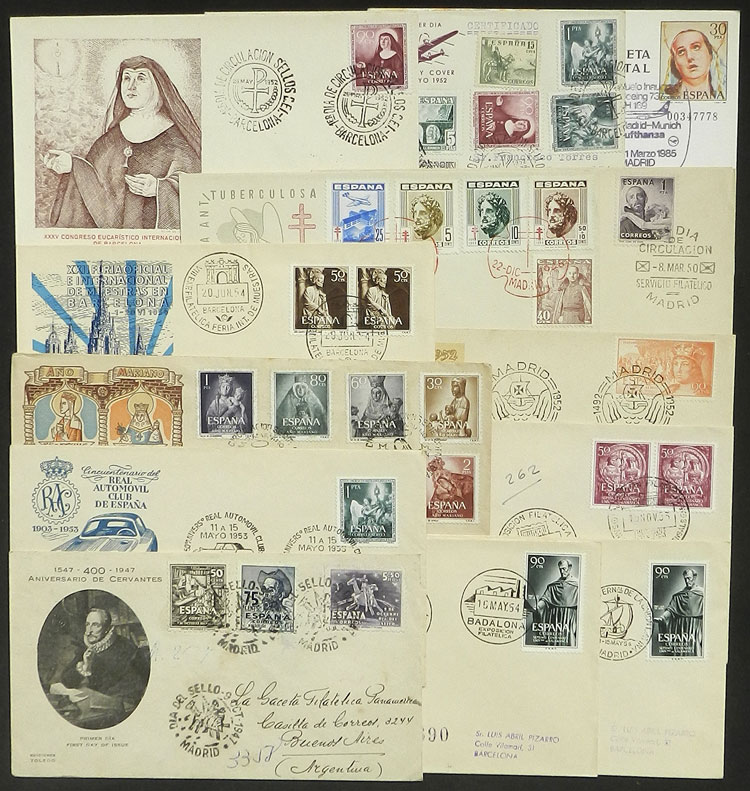 Lot 1335 - Spain postal history - Guillermo Jalil - Philatino Auction # 2629 WORLDWIDE + ARGENTINA: General August auction Lot 1335 - Spain postal history - Guillermo Jalil - Philatino Auction # 2629 WORLDWIDE + ARGENTINA: General August auction