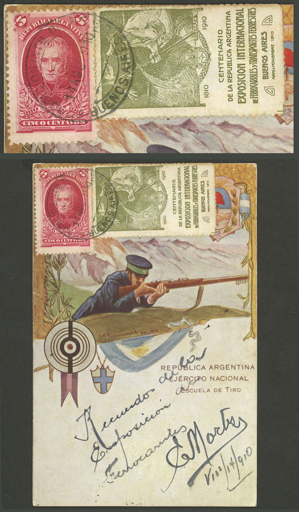 Lot 469 - Argentina postal history - Guillermo Jalil - Philatino Auction # 2629 WORLDWIDE + ARGENTINA: General August auction Lot 469 - Argentina postal history - Guillermo Jalil - Philatino Auction # 2629 WORLDWIDE + ARGENTINA: General August auction