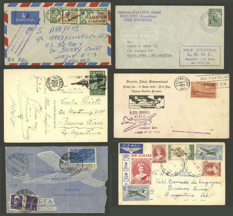 Lot 2403 - worldwide postal history - Guillermo Jalil - Philatino Auction # 2629 WORLDWIDE + ARGENTINA: General August auction Lot 2403 - worldwide postal history - Guillermo Jalil - Philatino Auction # 2629 WORLDWIDE + ARGENTINA: General August auction