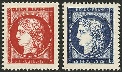 Lot 1453 - France general issues -  Guillermo Jalil - Philatino Auction # 2629 WORLDWIDE + ARGENTINA: General August auction