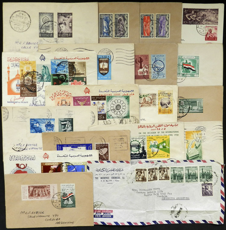 Lot 1301 - Egypt postal history - Guillermo Jalil - Philatino Auction # 2629 WORLDWIDE + ARGENTINA: General August auction Lot 1301 - Egypt postal history - Guillermo Jalil - Philatino Auction # 2629 WORLDWIDE + ARGENTINA: General August auction