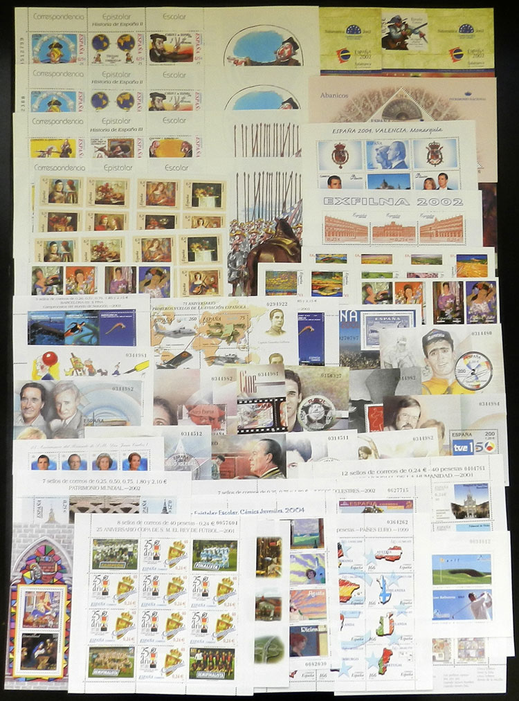 Lot 1316 - Spain souvenir sheets - Guillermo Jalil - Philatino Auction # 2629 WORLDWIDE + ARGENTINA: General August auction Lot 1316 - Spain souvenir sheets - Guillermo Jalil - Philatino Auction # 2629 WORLDWIDE + ARGENTINA: General August auction
